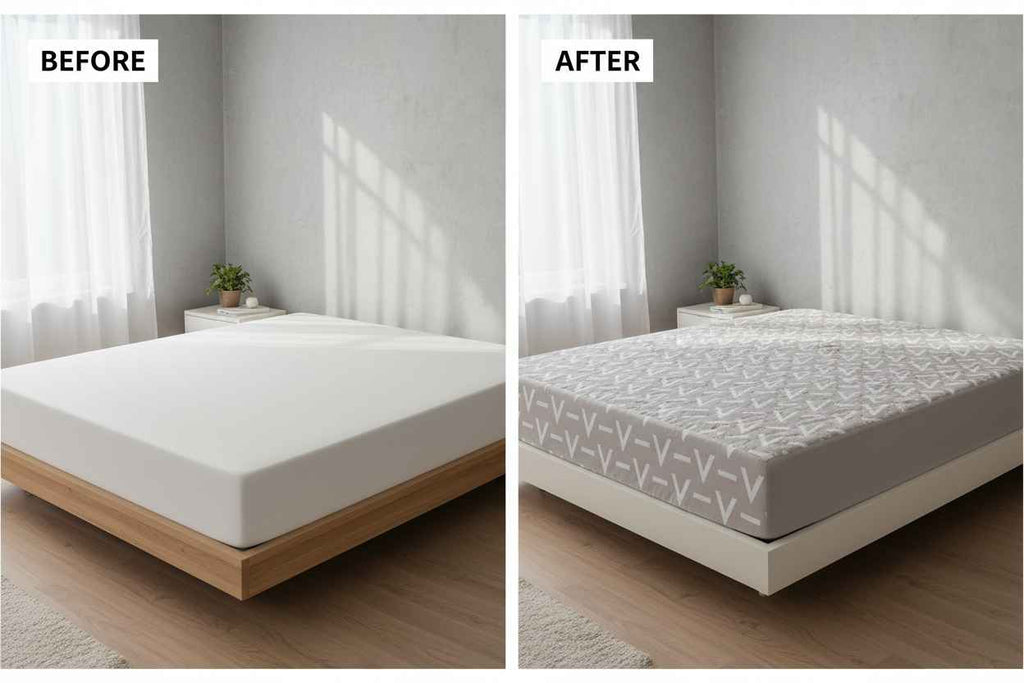 Premium Double Bed Protector | Quilted Mattress Protector