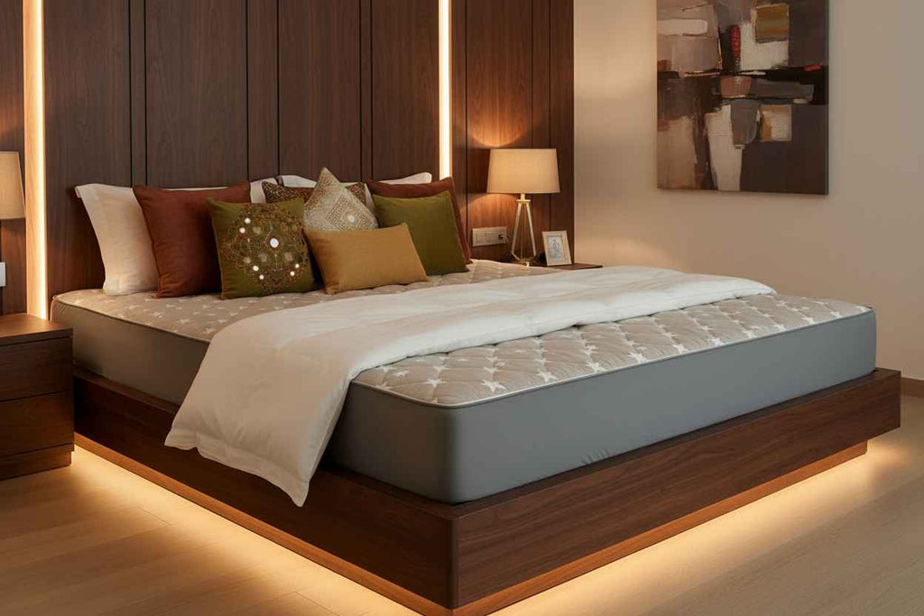 Waterproof Star-Quilted Double Bed Mattress Protector