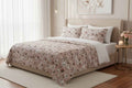 Magnolia Vine Sketch Bedsheet Set — Blush & Ivory