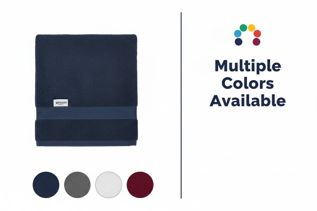 Hand Towel Navy Blue  | Ultra Soft Quick Dry Cotton Terry Set of 3