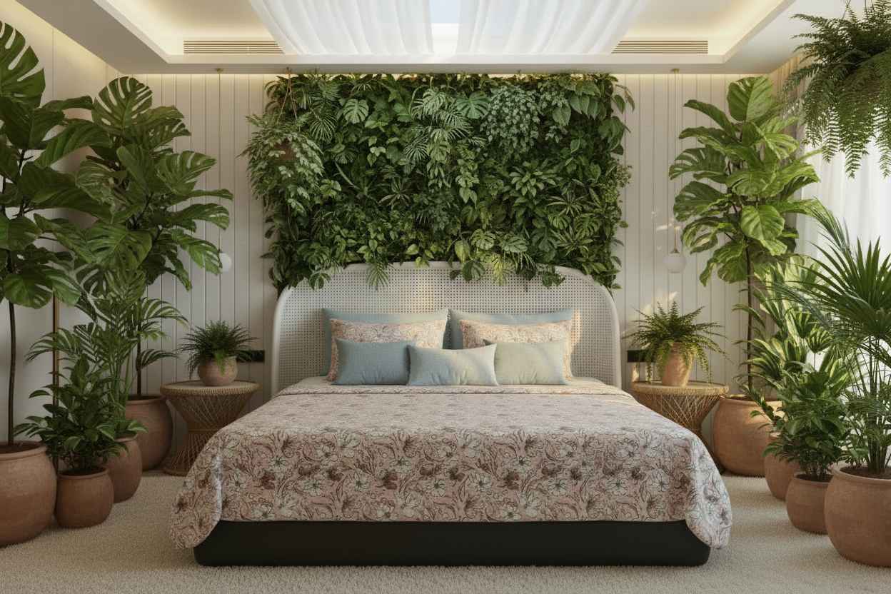 Vintage Botanical Wildflower Bedsheet Set — Dusty Rose & Ivory
