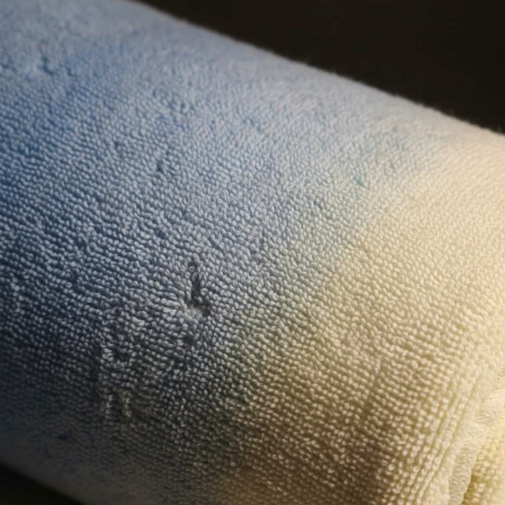 Bath Towel Microfiber | Sky Blue & Cream Ombre | Ultra Soft, Super Absorbent & Quick Dry | Unisex