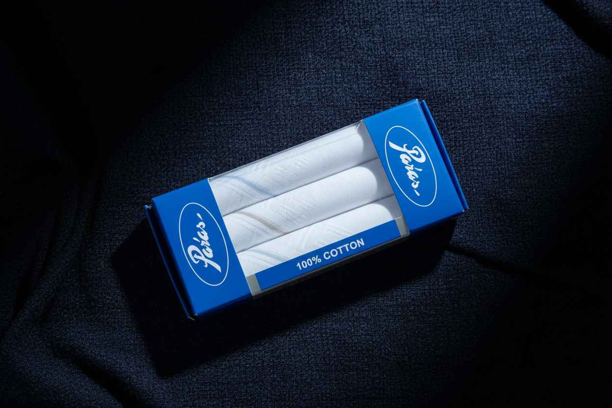 Paras 100% Cotton Handkerchiefs – Pack of 6