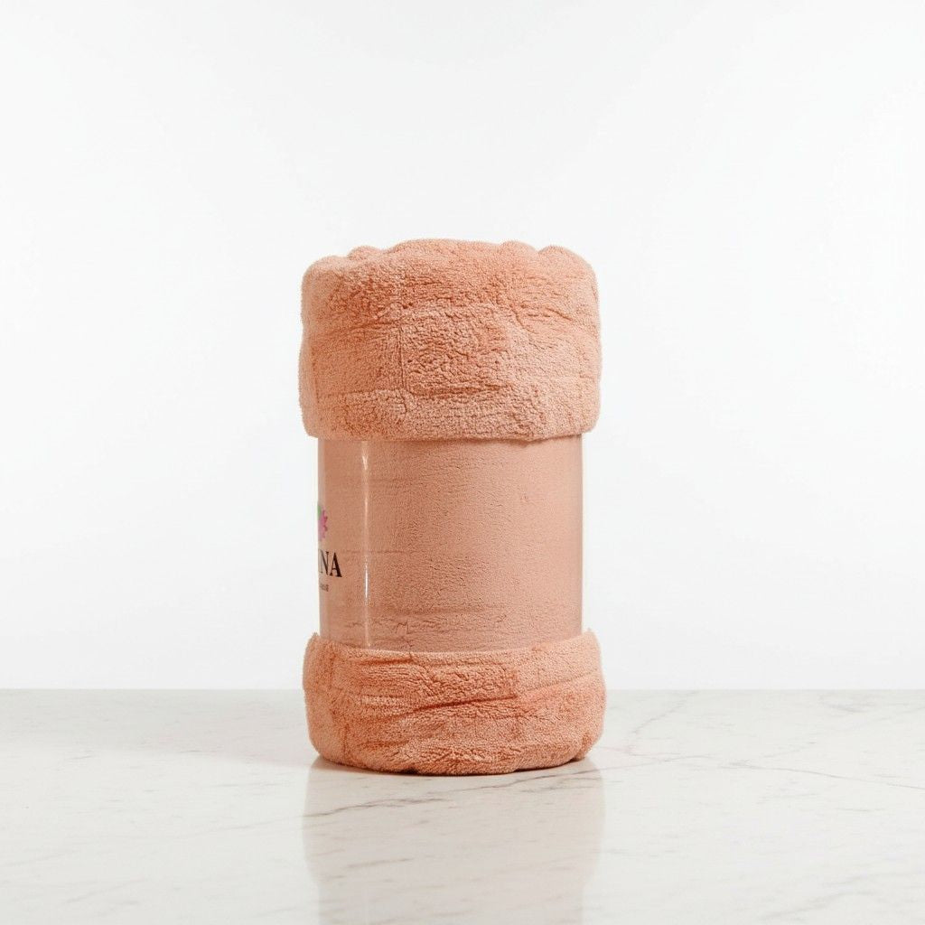 Bath Towel Microfiber | Peach | Ultra Soft, Super Absorbent & Quick Dry | Unisex