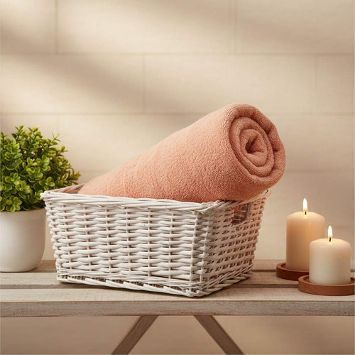 Bath Towel Microfiber | Peach | Ultra Soft, Super Absorbent & Quick Dry | Unisex