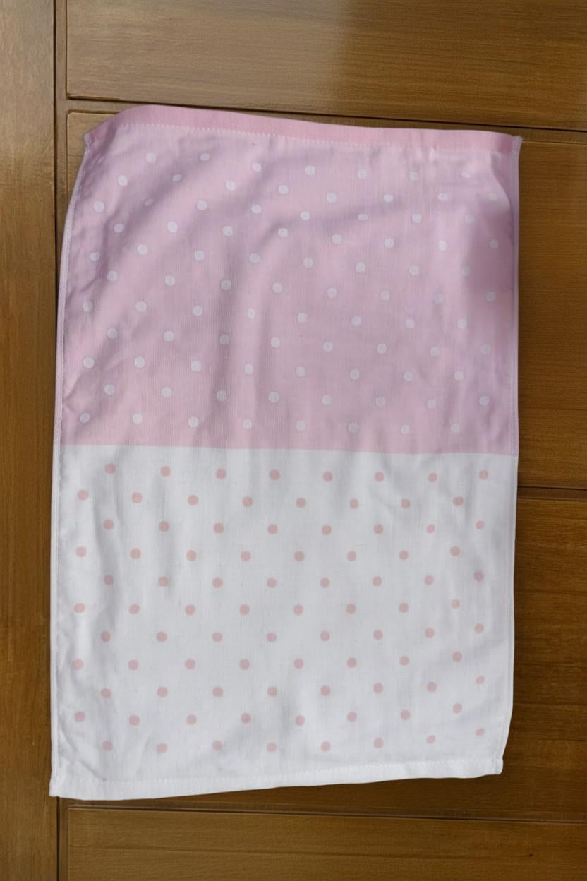 Hand Towel Pink & White Polka Dot  | Ultra Soft, Super Absorbent & Quick Dry