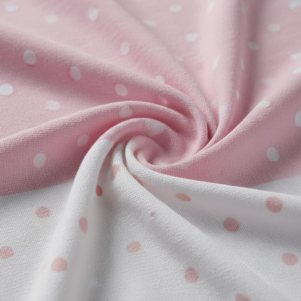 Hand Towel Pink & White Polka Dot  | Ultra Soft, Super Absorbent & Quick Dry