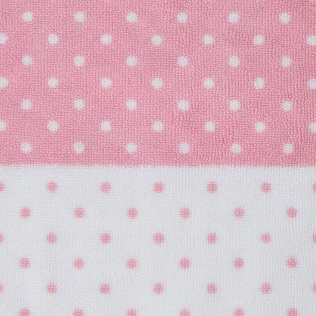 Hand Towel Pink & White Polka Dot  | Ultra Soft, Super Absorbent & Quick Dry