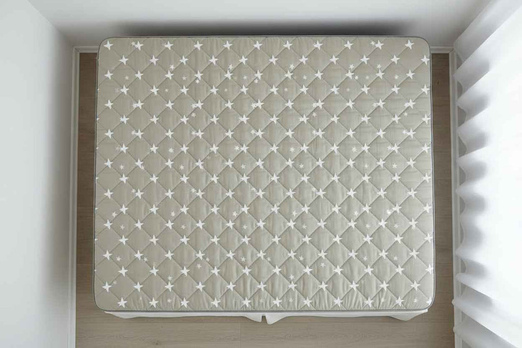 Waterproof Star-Quilted Double Bed Mattress Protector