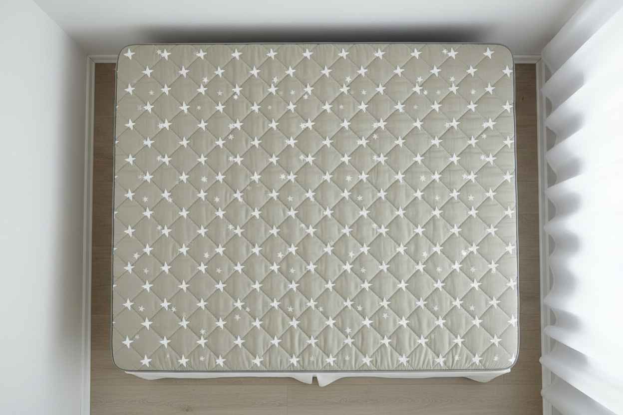 Waterproof Star-Quilted Double Bed Mattress Protector