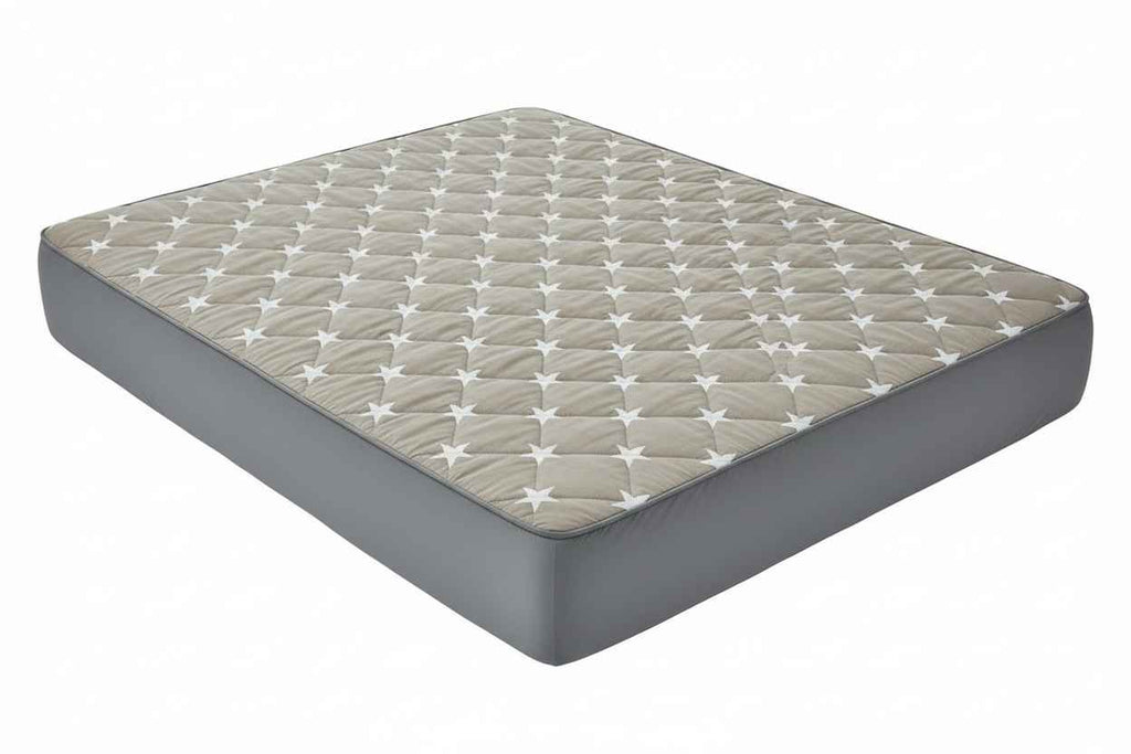 Waterproof Star-Quilted Double Bed Mattress Protector