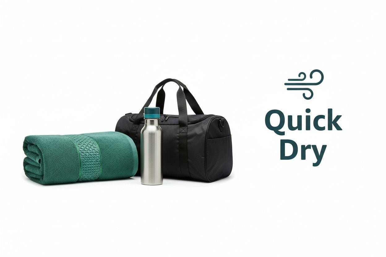 Cotton Bath Towel | Teal Emerald Green | Ultra Soft, Super Absorbent & Quick Dry | Unisex