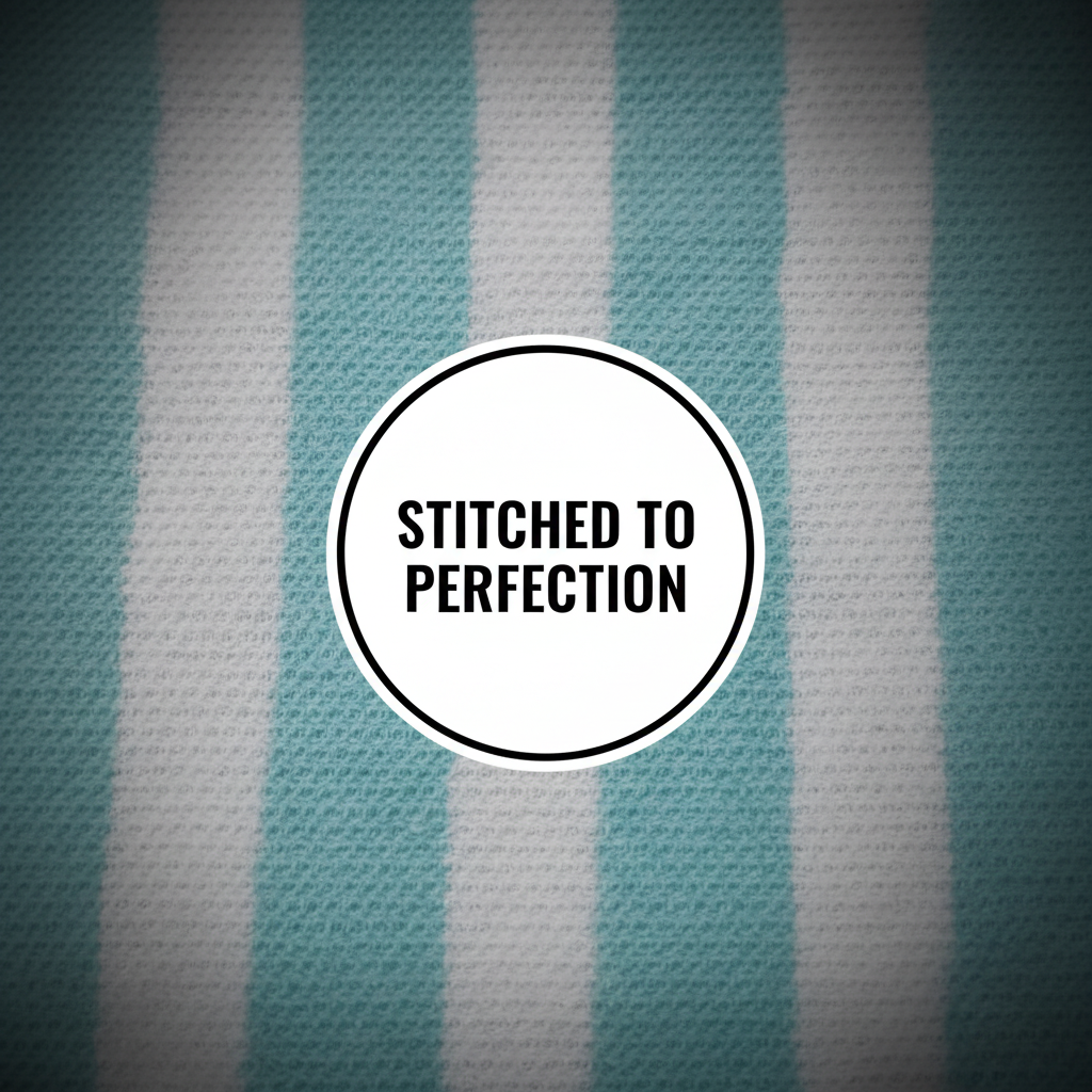 Shobaa Cotton 100% Cotton Aqua Striped Bath Towel | 30x60 inch