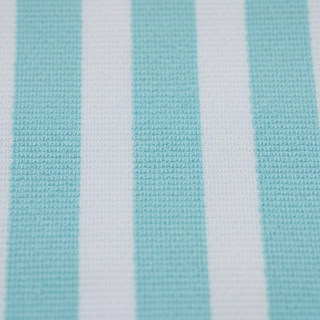 Shobaa Cotton 100% Cotton Aqua Striped Bath Towel | 30x60 inch