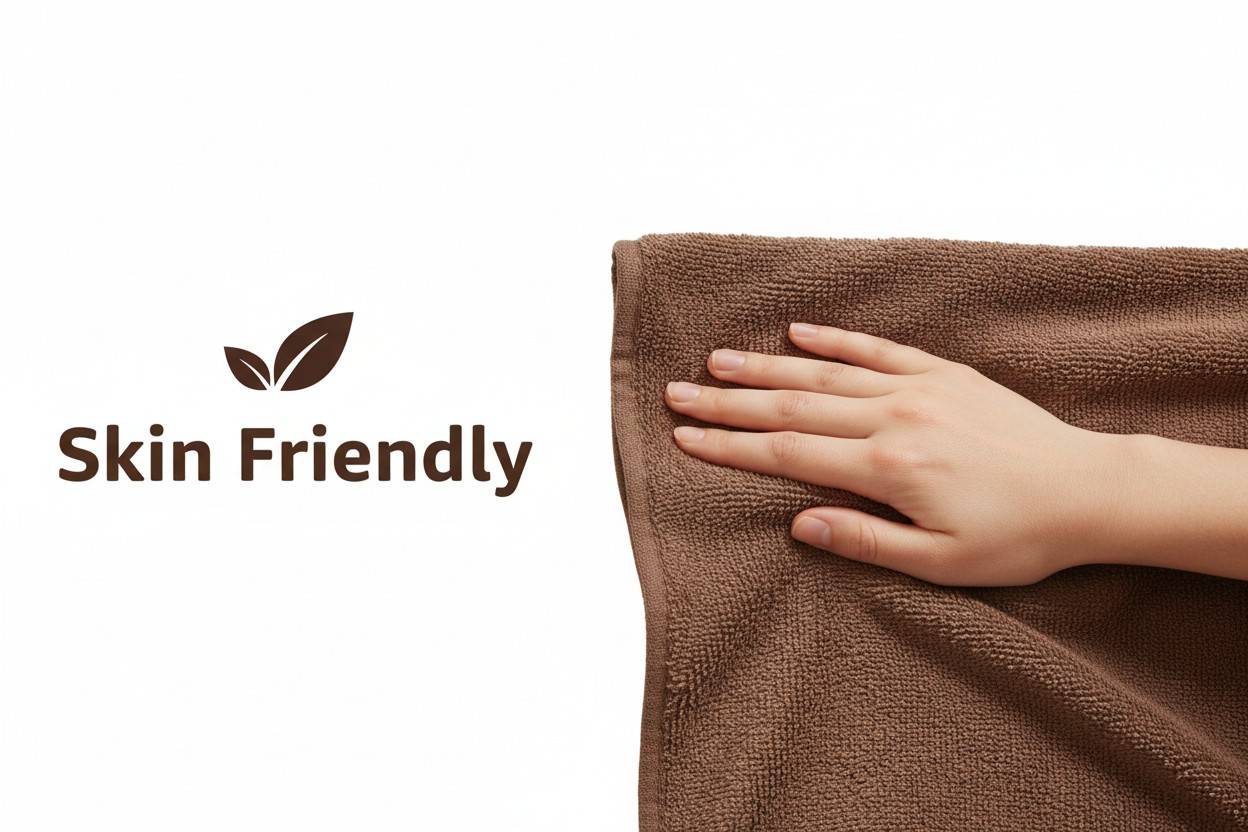 Microfiber Hand Towel | Chocolate Brown | Ultra Soft & Quick Dry (Set of 3 Pcs)