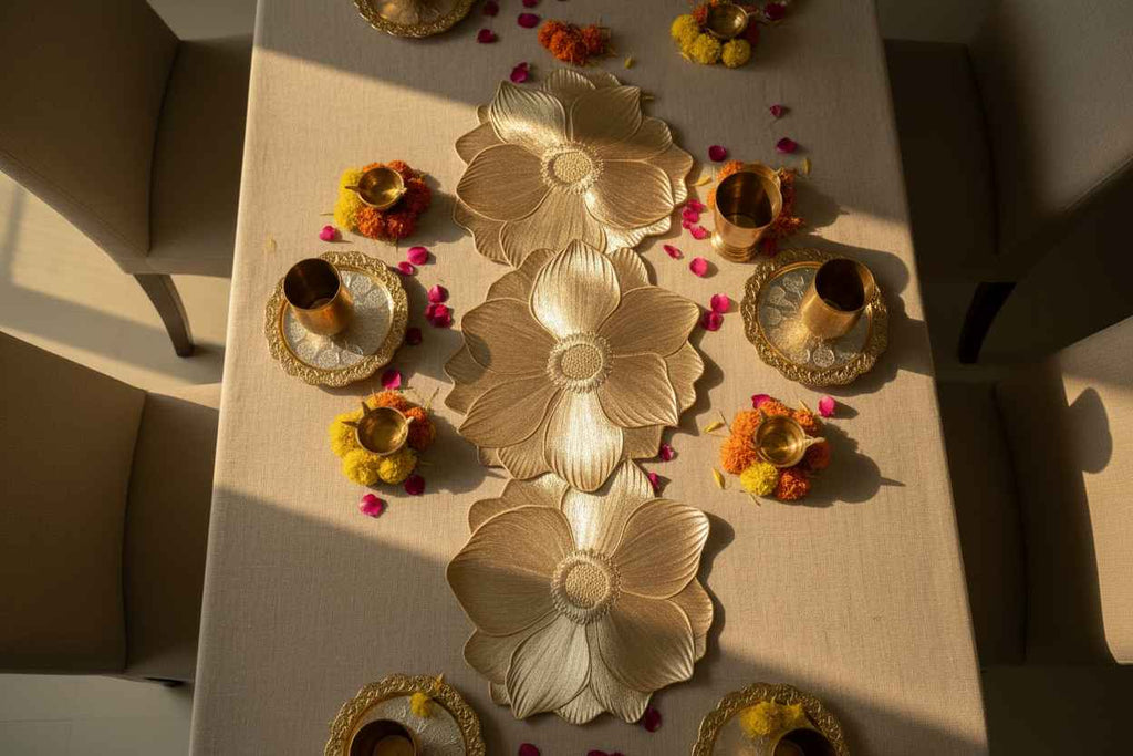 Floral Bloom Table Runner | Dining & Center Table Décor Runner