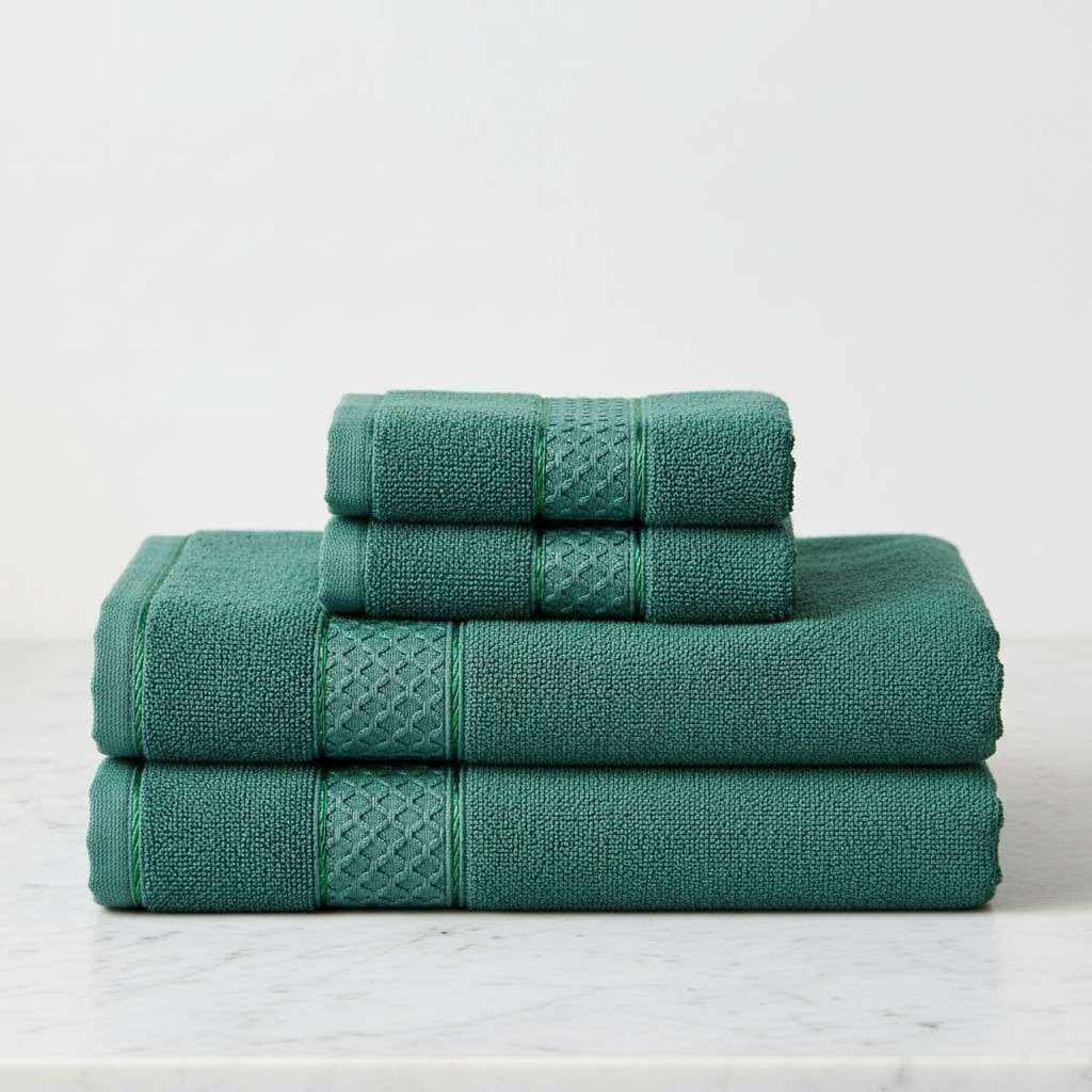Cotton Bath Towel | Teal Emerald Green | Ultra Soft, Super Absorbent & Quick Dry | Unisex