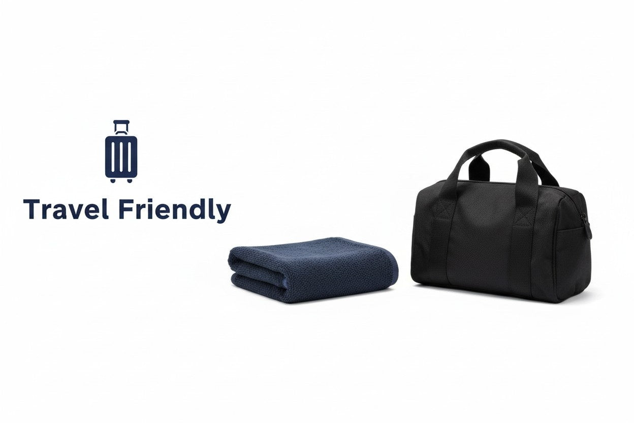 Hand Towel Navy Blue  | Ultra Soft Quick Dry Cotton Terry Set of 3