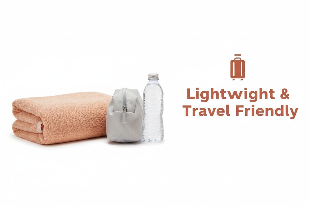Bath Towel Microfiber | Peach | Ultra Soft, Super Absorbent & Quick Dry | Unisex