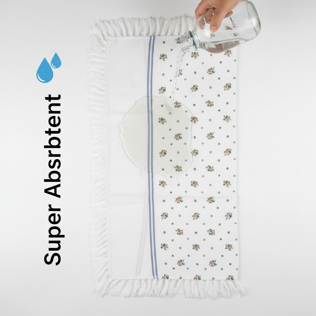 100% Cotton Striped Bath Towel with Fringe | Umbrella